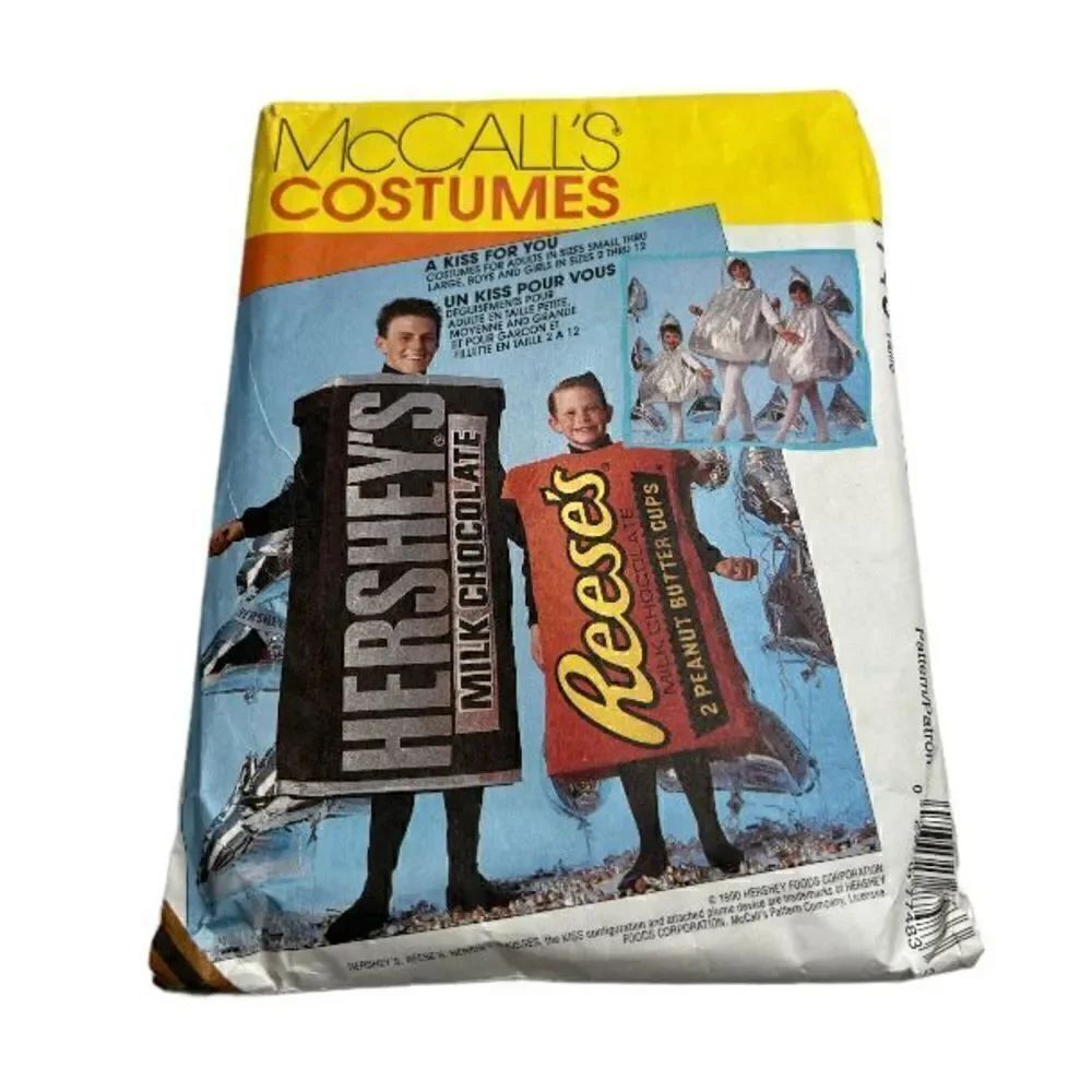 McCall’s costumes Hershey Candy patterns